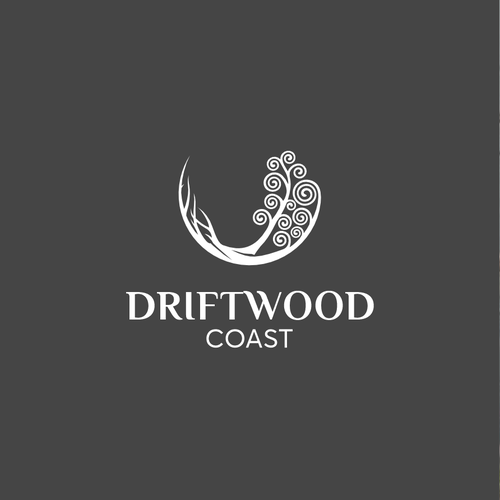 Carving logo with the title 'Logo for Driftwood Coast'
