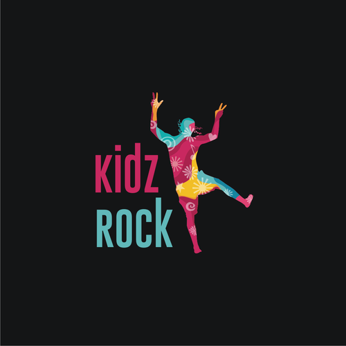 Freehand logo with the title 'kidz rock'
