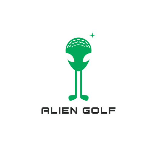 Alien logo with the title 'Alien Goif'