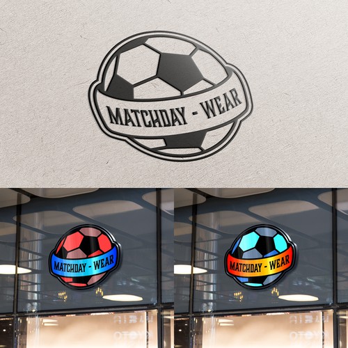 Futbol logo with the title 'Bold Logo concept for sport industries'