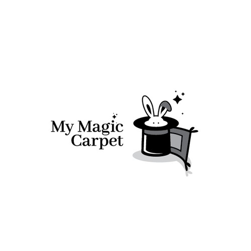 Rug logo with the title 'Magic Carpet'
