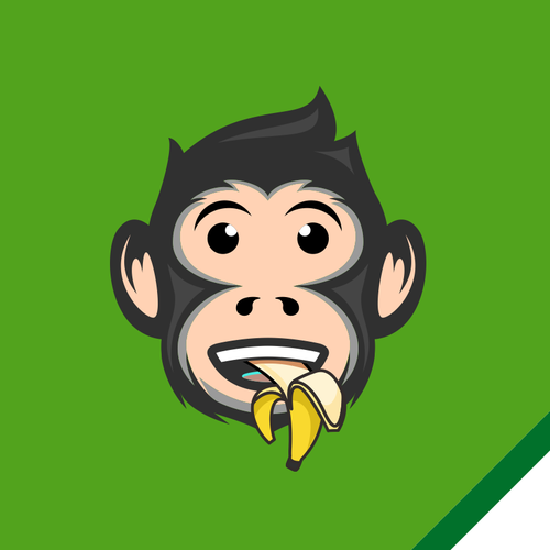 Banana logo with the title 'soicial / gaming Main logo (bannanon)'