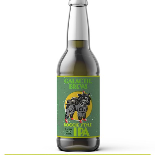 Beer label with the title 'beer label'