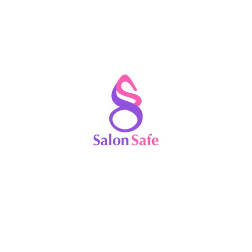Nail logo with the title 'logo design for health nail salon'