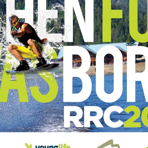 Summer camp design with the title 'Print flyer'