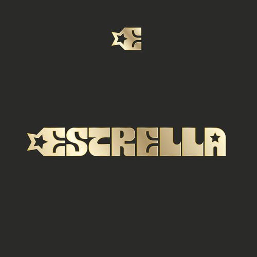 Pop culture logo with the title 'Estrella'