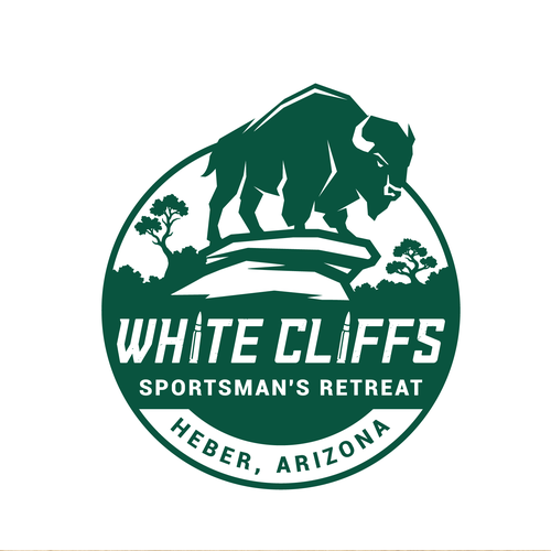 Arizona design with the title 'White cliffs logo'