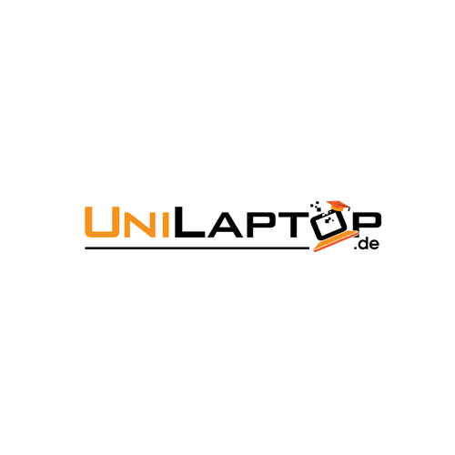 Student logo with the title 'UniLaptop.de'