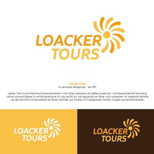 Tourism brand with the title 'Logodesign proposal for a tourist agency in Austria'