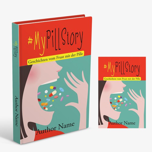 Medical book cover with the title '#MyPillStory'