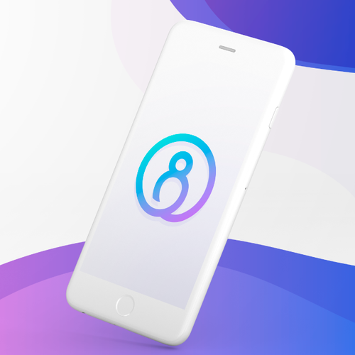 3D color logo with the title 'Logo design for Influence.io'