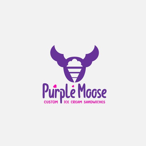 Moose logo with the title 'Purple Moose'