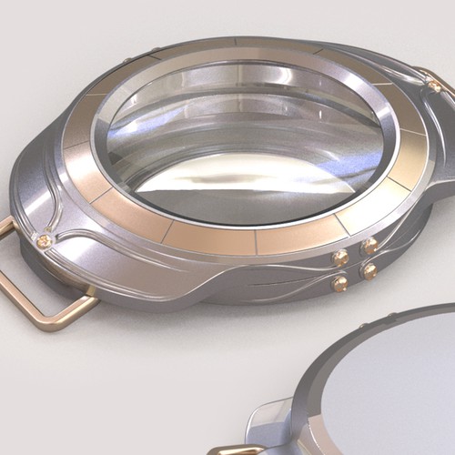 Model design with the title 'Watch Casing Design'