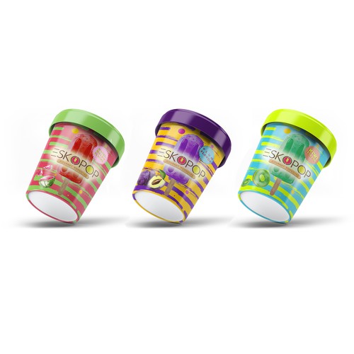 Ice cream packaging with the title 'Packaging for Ice Cream Pint'