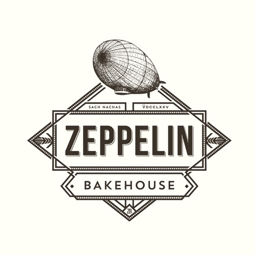 Art Deco design with the title 'Deco bakery design'