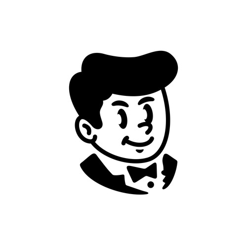 Boy logo with the title 'Logo for entrepreneurial curriculum'