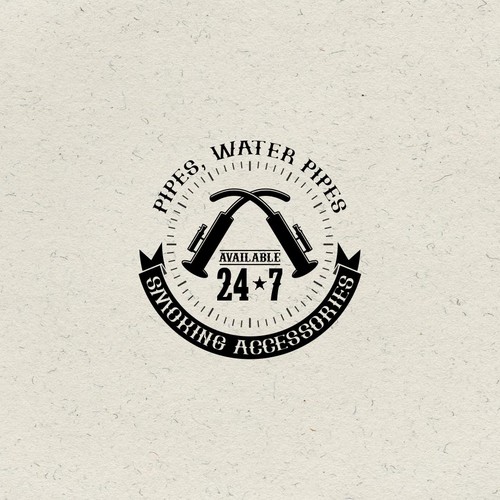 Clock logo with the title '24/7'