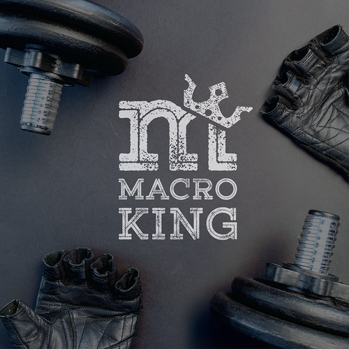 Modern rustic logo with the title 'Modern yet rustic logo for a fitness company'