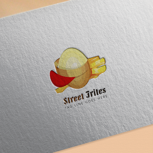 Potato logo with the title 'Street Frites'