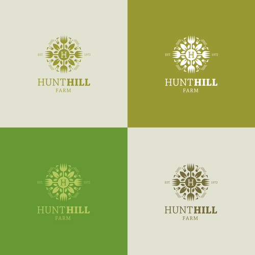 Healthy logo with the title 'HUNT HILL FARM'