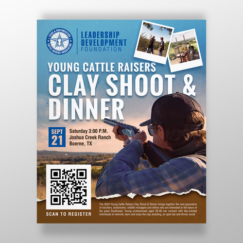Ad design with the title 'Texas & Southwestern Cattle Raisers Association Leadership Development Foundation'