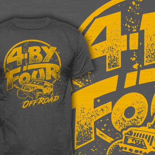 Adventure t-shirt with the title '4 by four'