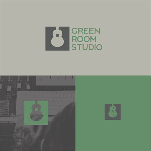 Recording studio design with the title 'Vintage logo for recording studio'