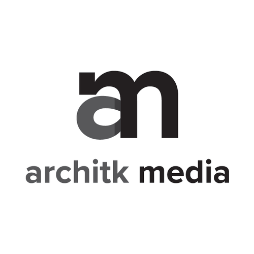 Am logo with the title 'Monogram logo proposal for Architk Media'