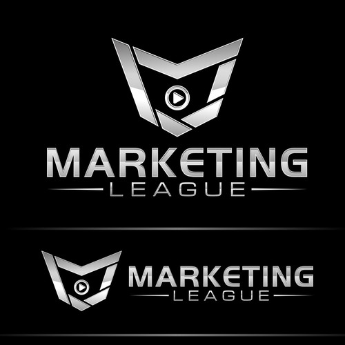 League logo with the title 'Create a capturing logo for a Marketing Membership Site called "Marketing League"'