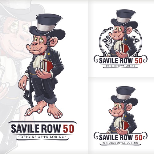 Victorian logo with the title 'Vintage Monkey'