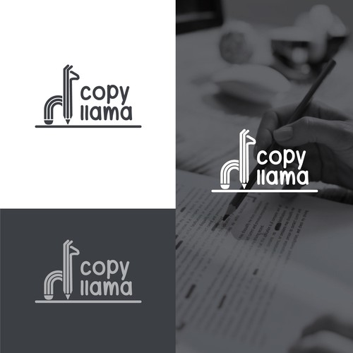 Writer logo with the title 'Copy Lama'