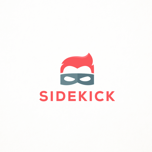 Superhero logo with the title 'Bold and playful, material style, logo design for consulting agency'