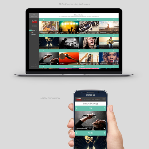 Cool website with the title 'New design for cool video streaming site'