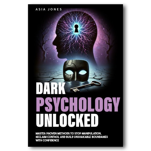 Psychology book cover with the title 'Dark Psychology Unlocked'