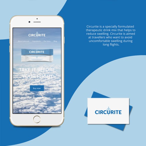 Airplane logo with the title 'Branding circurite'