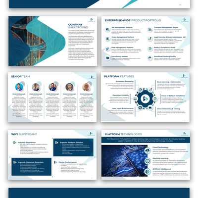 SlipStream Logistics Powerpoint Deck