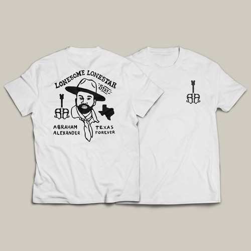 Vintage t-shirt with the title 'LONESOME LONESTAR'