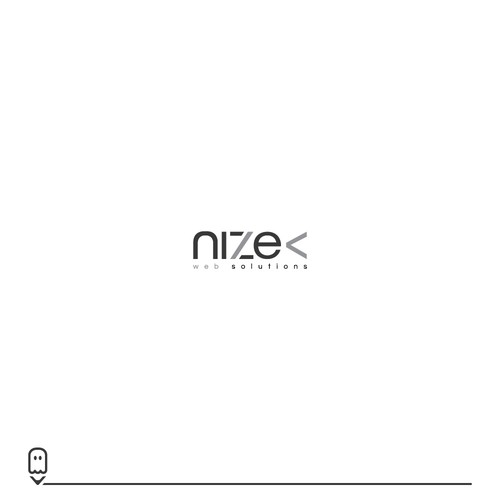 Web development logo with the title 'nizek'