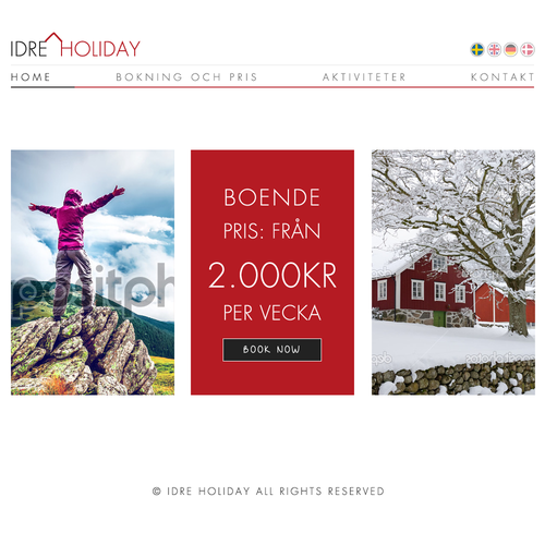 Sleek website with the title 'MY WINNING DESIGN '