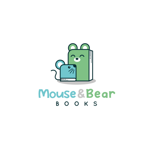 Bookstore logo with the title 'Logo for children's bookstore'