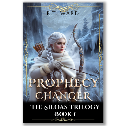 Winter book cover with the title 'Prophecy changer'