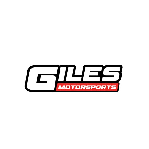Motorsport logo with the title 'Logo design for motorsports company.'