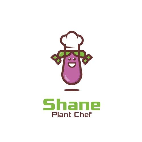 Vegetarian design with the title 'Shane - Plant Chef'