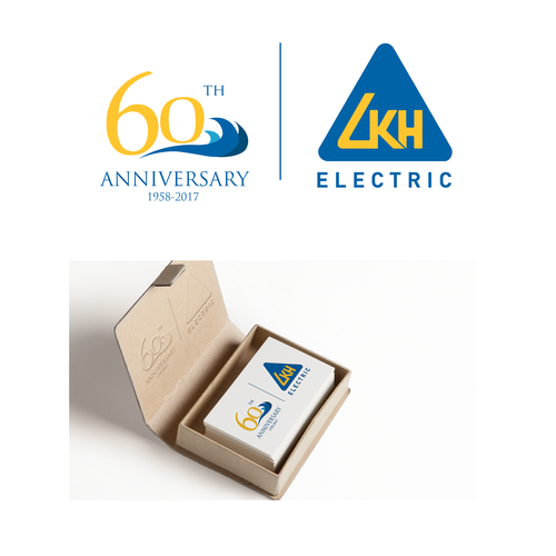 50 year anniversary logo with the title 'Anniversary Logo Design '