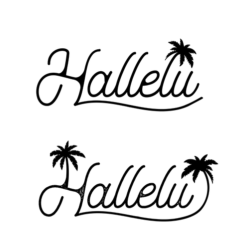 Beachwear design with the title 'Beach Brand Logo'