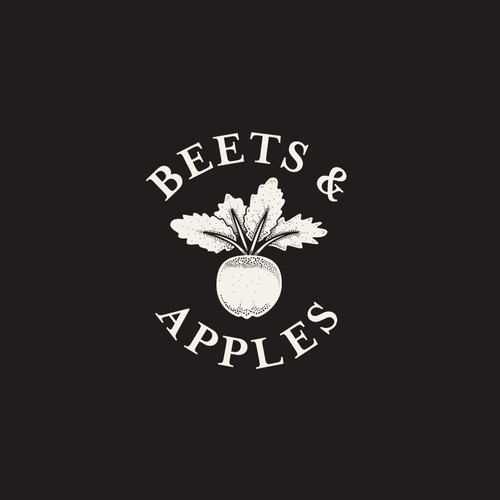 Apple logo with the title 'Logo concept for Beets&Apples'