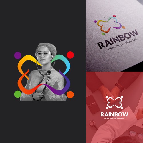 Conceptual brand with the title 'Logo Design'