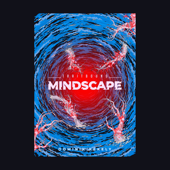 Inkscape design with the title 'Fantasy Book Cover'