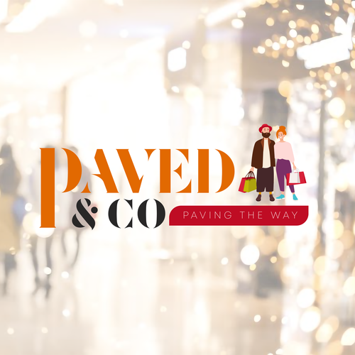 Ecommerce brand with the title 'Paved & Co Logo'