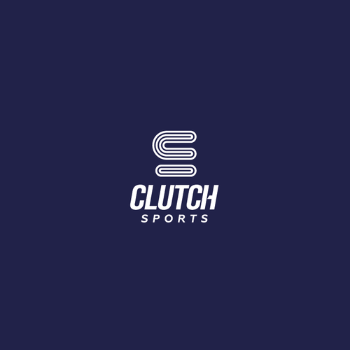 Soccer logo with the title 'Clutch Sports Logo'